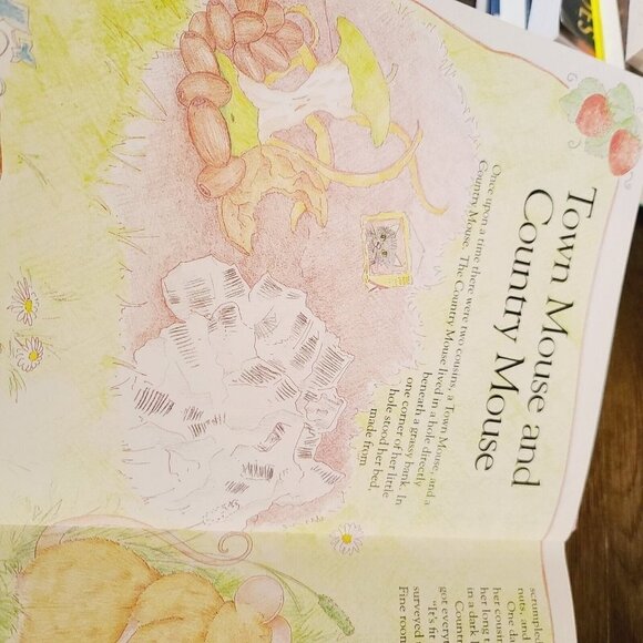 Vintage 1987 Town House & Country Mouse And Other Tales Picture Book Jane Harvey - Picture 10 of 14